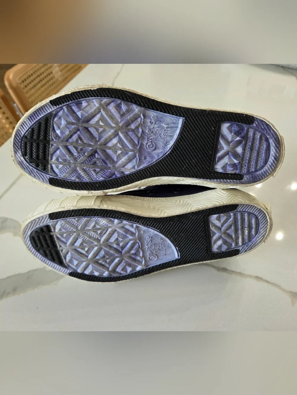 Kids Converse Navy Sneakers